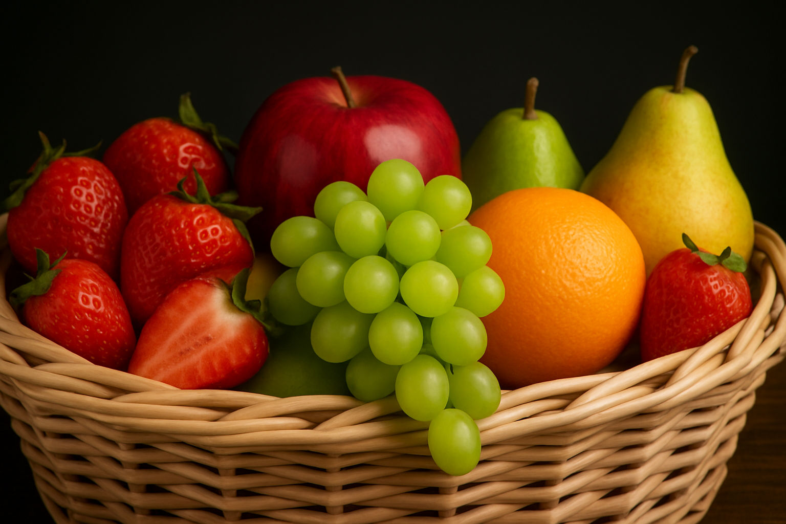 Herrie op de fruitafdeling